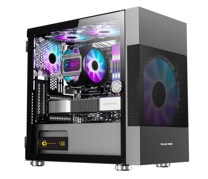 长城阿基米德KM1KM2KM5电脑机箱MATX主板240水冷宽体机箱支持40系